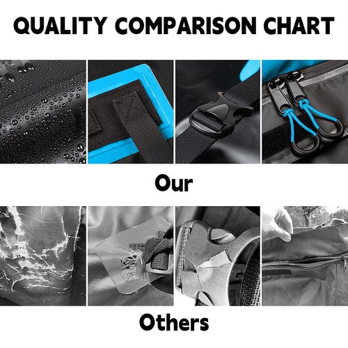 slrongpowlr Car Rooftop Cargo Carrier, 21 Cubic Feet Car Topper Luggage Carrier Waterproof for All Vehicles with/Without Racks, Anti-Slip Mat, 6 Door Hooks, Storage Bag, 2 Extra Straps