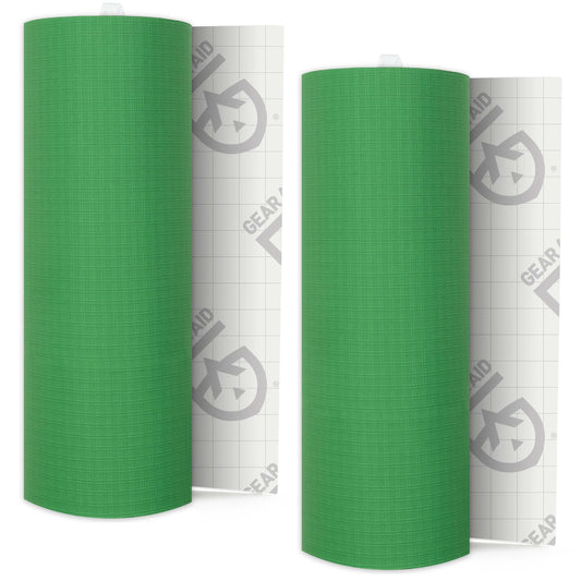 GEAR AID Tenacious Tape 3” x 20” Fabric and Vinyl Gear Repair Tape, Fix Holes and Rips in Puffy Jackets, Rain Gear, Tents, Sleeping Bags and Outdoor Equipment, Green, 2 Rolls