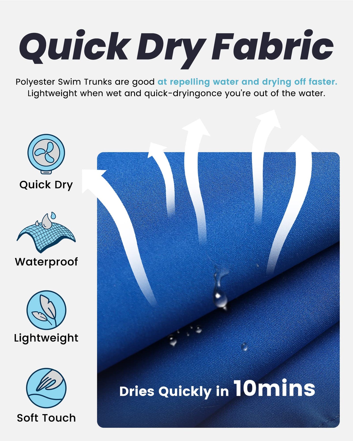 maamgic Mens Swim Trunks Quick Dry Swim Shorts with Mesh Lining Funny Swimwear Bathing Suits 7inch Color Blocking Medium
