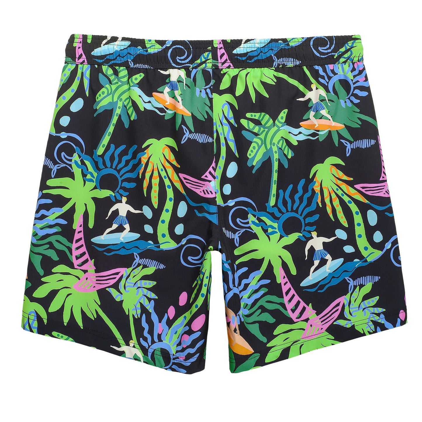 maamgic Mens Swim Trunks with Compression Liner 7" Bathing Suit Quick Dry Swimming Trunks for Men with Zipper Pockets