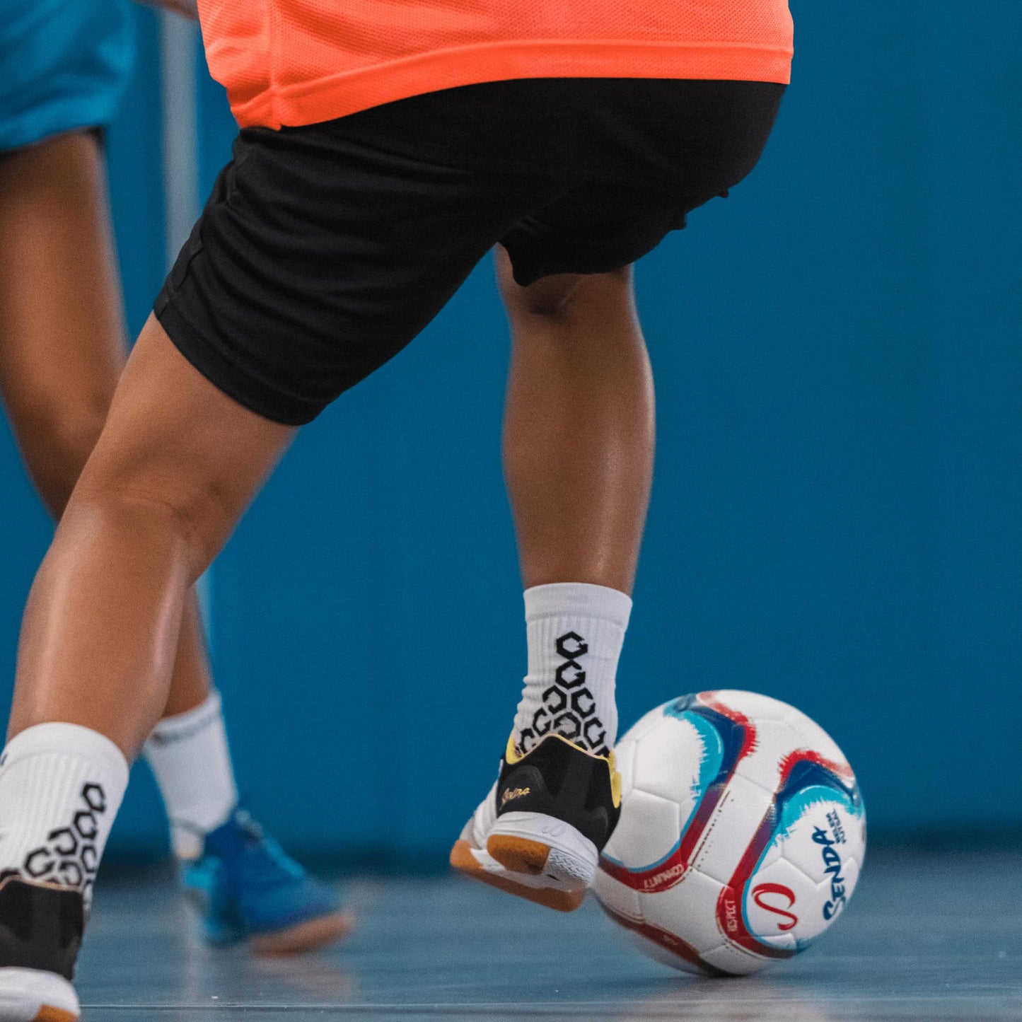 Senda Belem Training Futsal Ball, Fair Trade Certified, White, Size 3 (Ages 8-12)