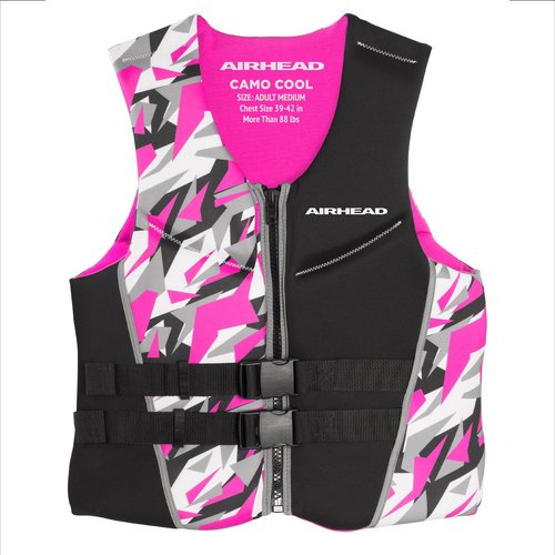 Airhead Women’s Camo Cool Neolite Flex Kwik-Dry Life Jacket, US Coast Guard Approved