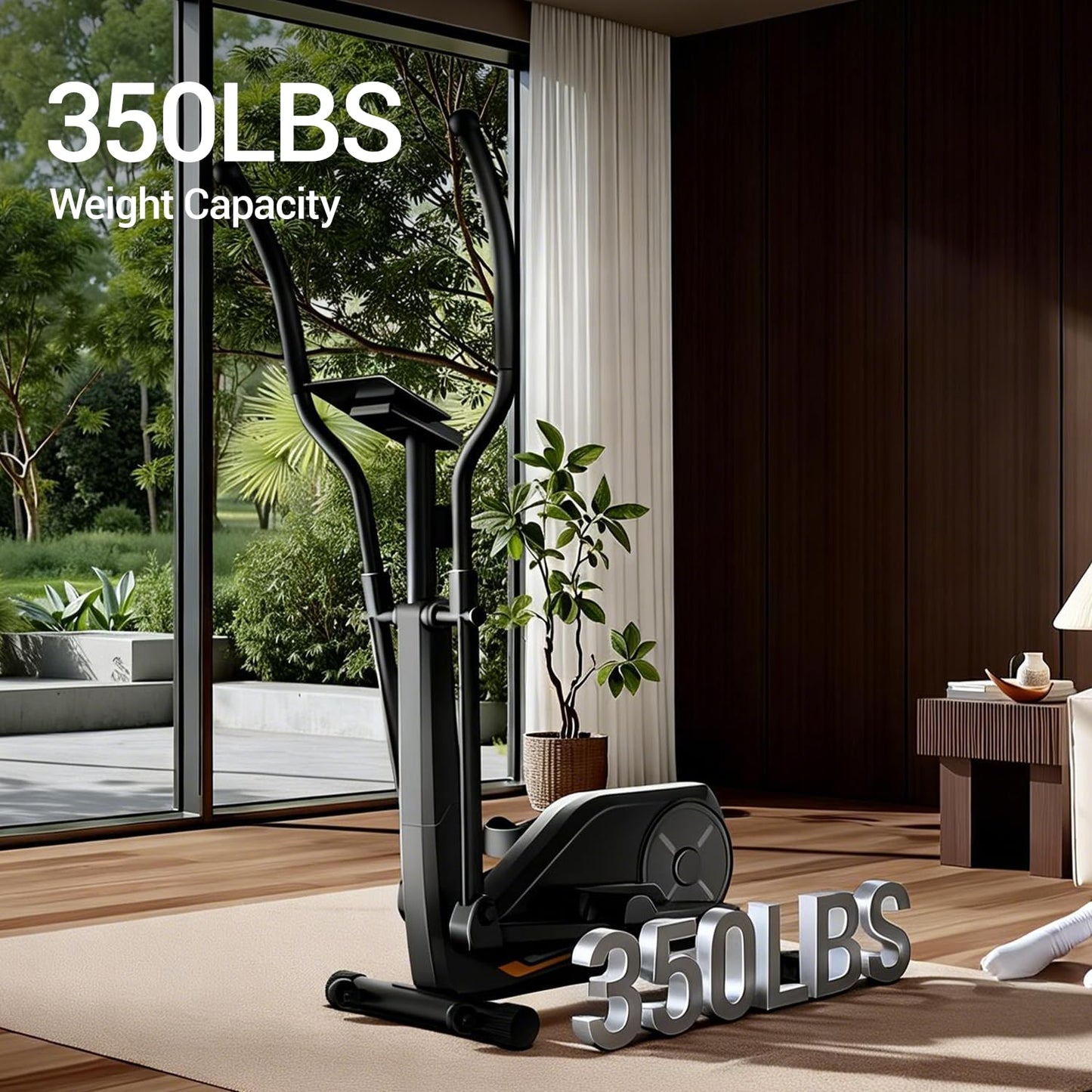 Elliptical Exercise Machine, Elliptical Training Machine for Home with 350LBS Weight Capacity