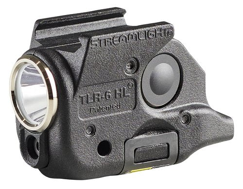 Streamlight 69345 TLR-6 HL 300-Lumen Rechargeable Tactical Weapon Light with Integrated Red Aiming Laser Designed Exclusively and Solely for Glock 43X/48 MOS Railed Models Only, Black