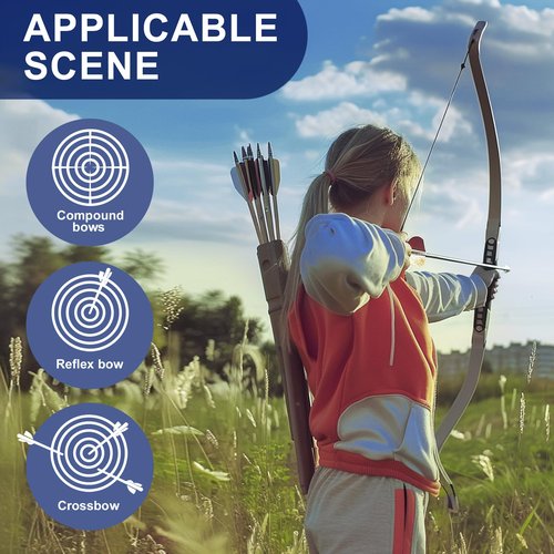 Cheimaxy 12Pcs 100 Grain Field Tips, High Precision Field Arrow Tips, Screw-in Archery Arrow Points for Compound Bow, Available for Archery Field and Hunting Arrow Target Practice
