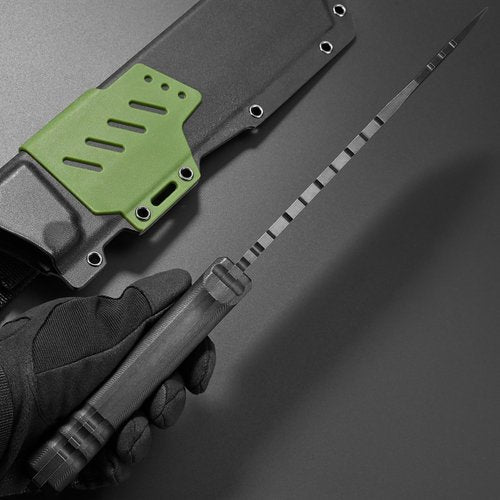 Gtkii GTK36 Fixed Blade Knife DC53 Steel Blade Full Tang Nylon Fiberglass Handle Massive EDC Fix Knifes for Camping Hunting Bushcraft