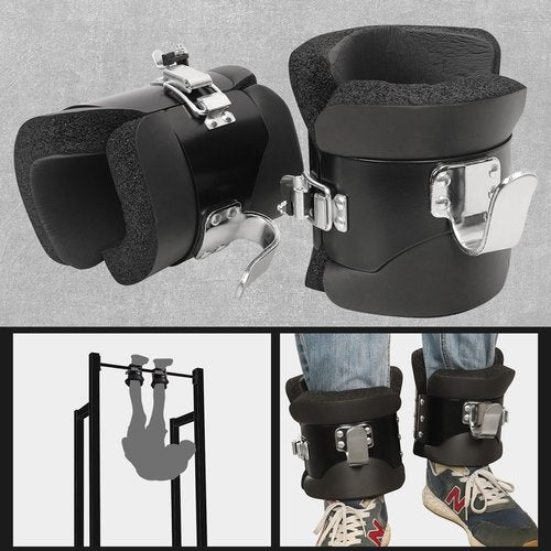 powerfeng Anti Gravity Inversion Hang Up Boots: Gravity Boots Hanging Upside Down for Inversion Decompression Stretching Back & Abdominal Exercise Home Gym