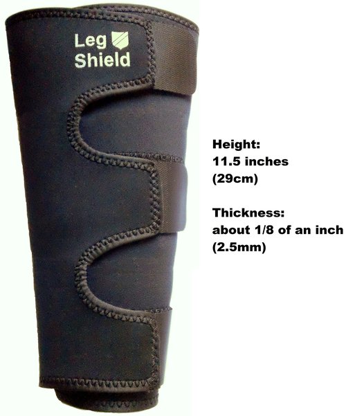 Leg Gaiters - Hook and Loop Design - Lower Leg Protection for Mountain Biking, Yard Work, Thin Skin, Outdoors, and General Shin/Calf Protection - Neoprene (Pair)