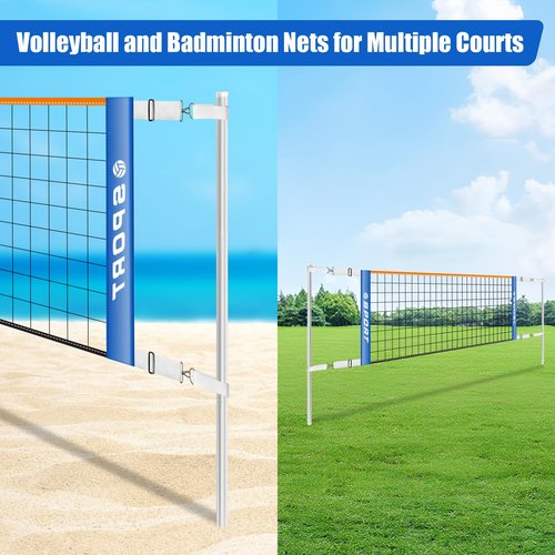 Furypiont Pool Volleyball Net for Indoor & Outdoor, Upgraded Weather Resistance Volleyball Net Replacement【Net Only】