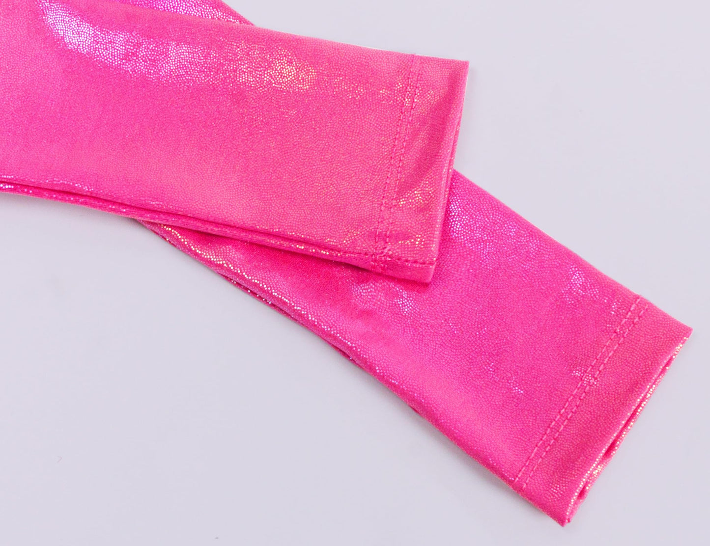 Nokecina Girls Gymnastics Leotards Size 6-7 Years Old Sparkly Rose Long Sleeve Gym Outfits for Kids Tumbling Class