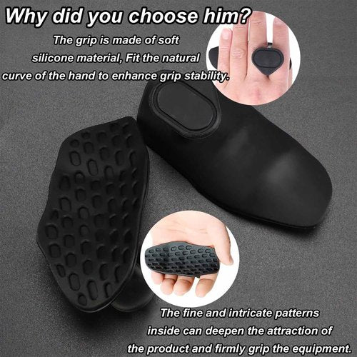 Anti-Slip Workout Grips, Frundoo Weight Lifting Grips for Men Women, Rubber Gym Barbell Grips for Hands for Gym Training and Exercise, Dumbbell, Deadlift, Bar Pad Pull Up Grippers Palm Protection