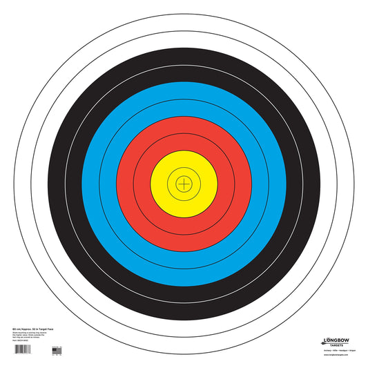 Archery Targets by Longbow (8 Pack (40cm) & (80cm) Folded, Archery Paper)