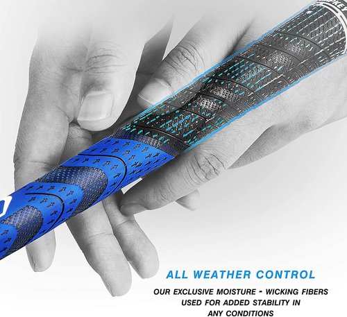 CHAMPKEY Premium Hybrid Golf Grips - 13 Pack All Weather Performance - Choose Between Full Kits and 13 Grips