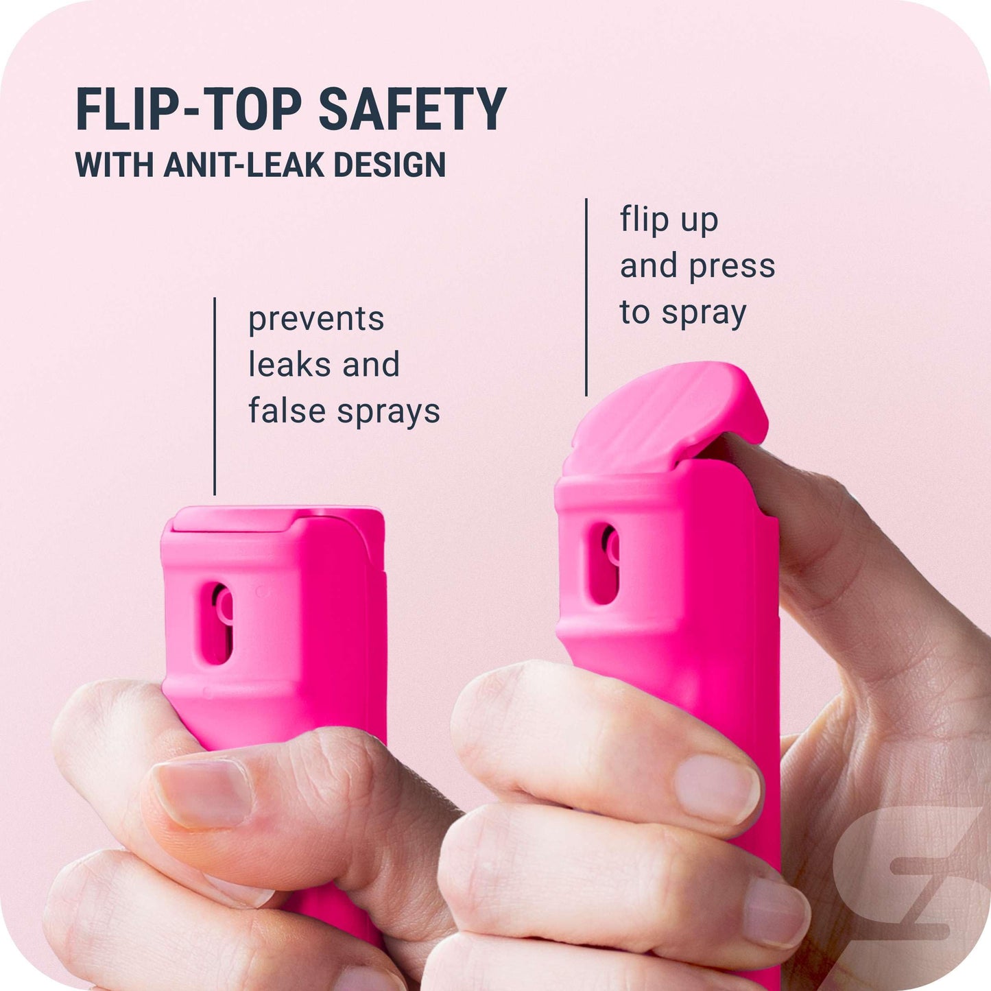 SABRE Pepper Gel Spray with Fast Flip Top Safety & Snap‑Clip Keychain for Self Defense - Max Strength with UV Dye, Finger Grip, Reduces Wind Blowback,10-Sec Spray,14ft Range, Made in USA, 0.54 fl oz