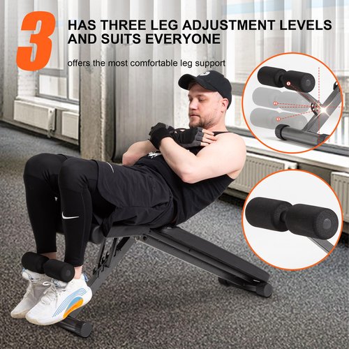 BARWING Adjustable Weight Bench for Home Gym,700LBS Foldable Incline Bench for Full Body Workout Easy Assembly Training Decline Bench
