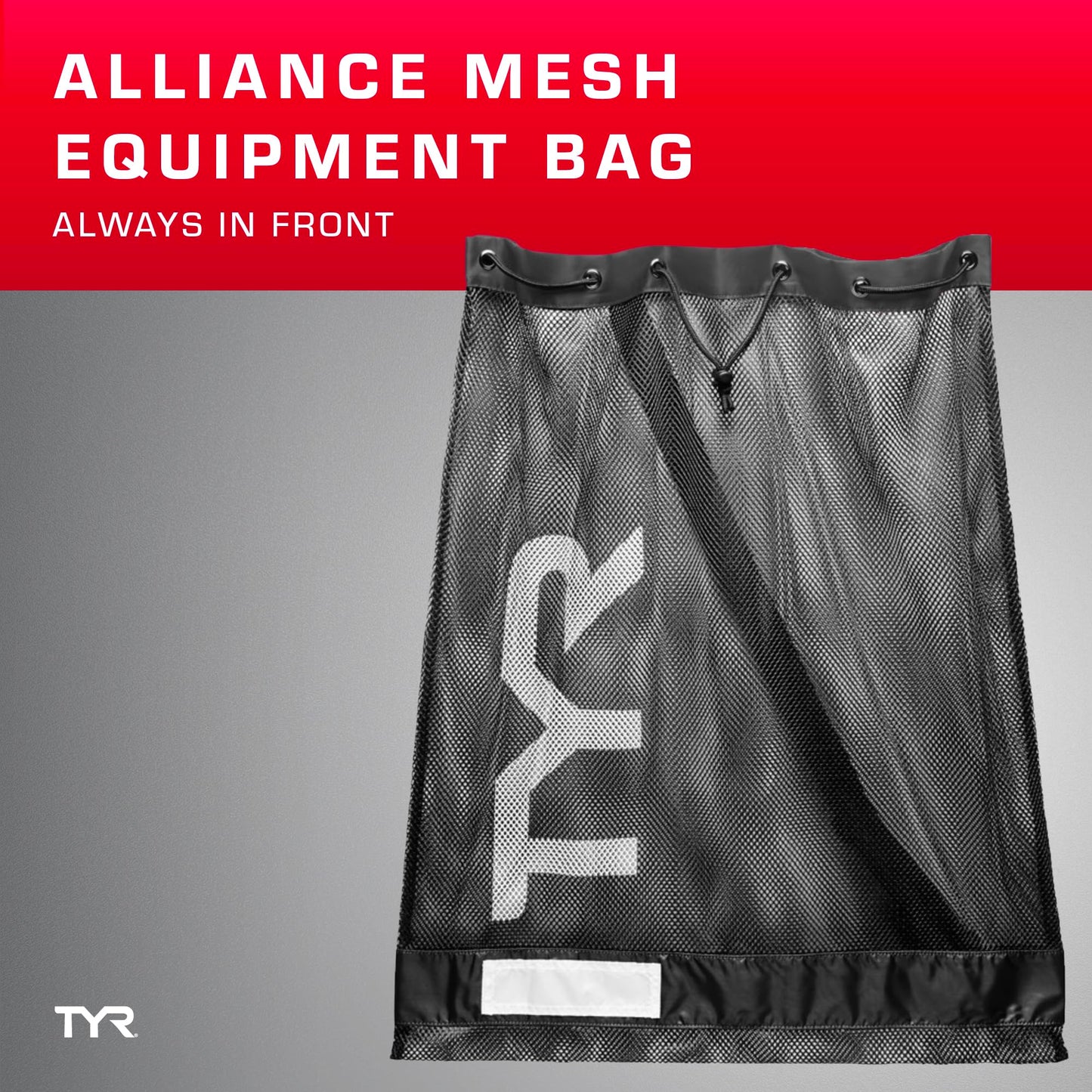 TYR Alliance Mesh Equipment Bag – Swim Gear Backpack for Pool, Gym & Training