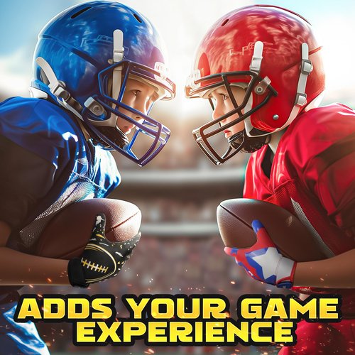 ATERCEL Youth Football Gloves Kids Sticky Receiver Gloves Grip Football Glove for Boys Girls