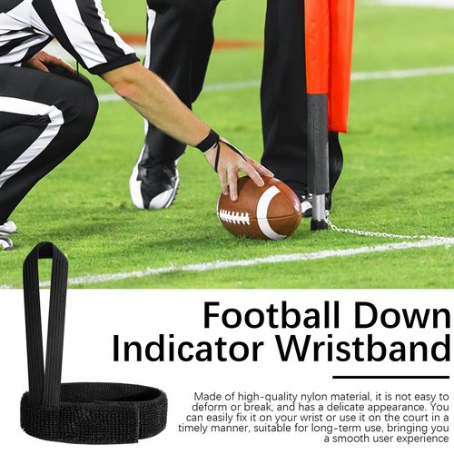RunNico Football Wristband Referees - Down Indicator Wristband for Match Sports