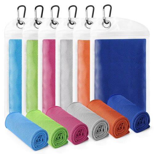 NOOTPLONG Cooling Towels for Neck and Face, 40x12’’ Soft Breathable Sweat Towels, Microfiber Sport Towel for Yoga, Gym, Workout, Running, Golf, Travel, Cooling Neck Wrap for Hot Weather