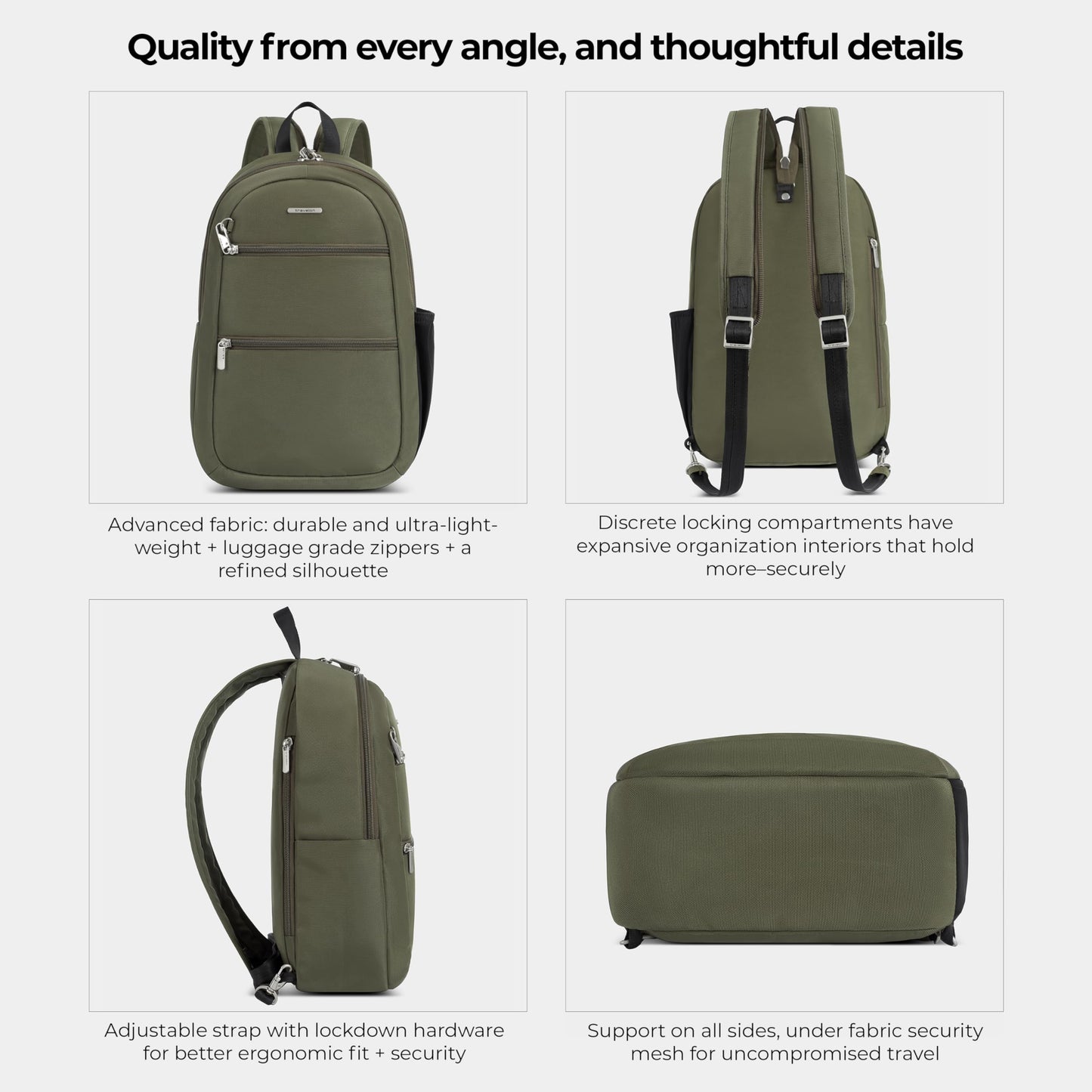 Travelon Anti-Theft Classic Convertible Sling Backpack