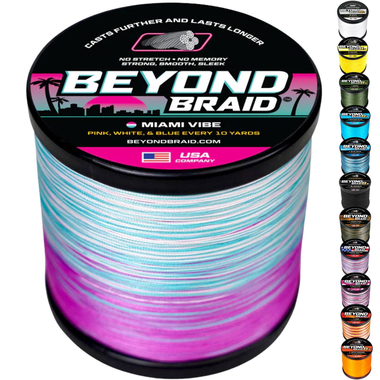 Beyond Braid Miami Vibe 500 Yards 30LB