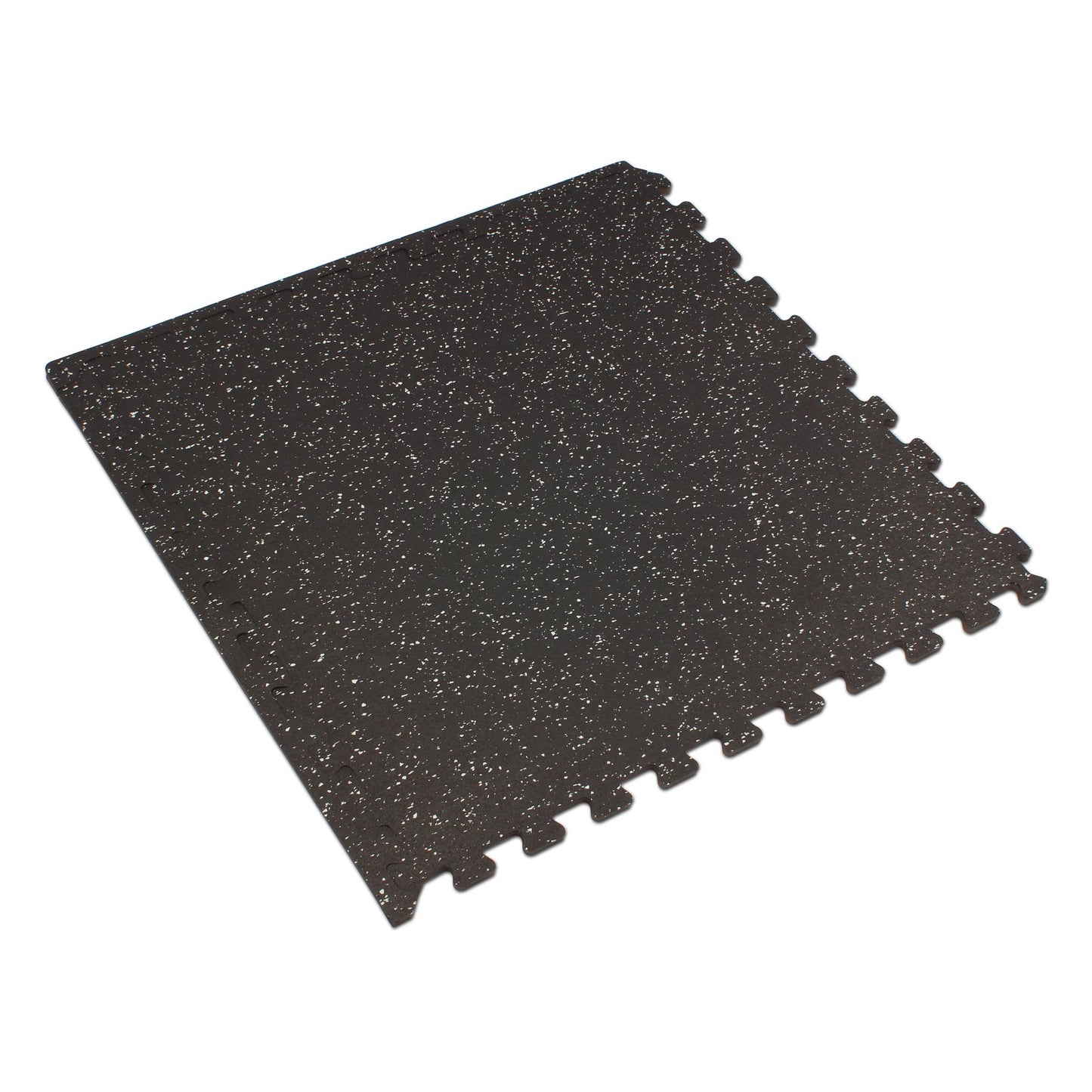 We Sell Mats 3/8-Inch Thick Interlocking Foam Tiles with Rubber Top - Personal Fitness Mat, EVA Foam Puzzle Floor Tiles, For Home Gym Workouts, 24 in x 24 in