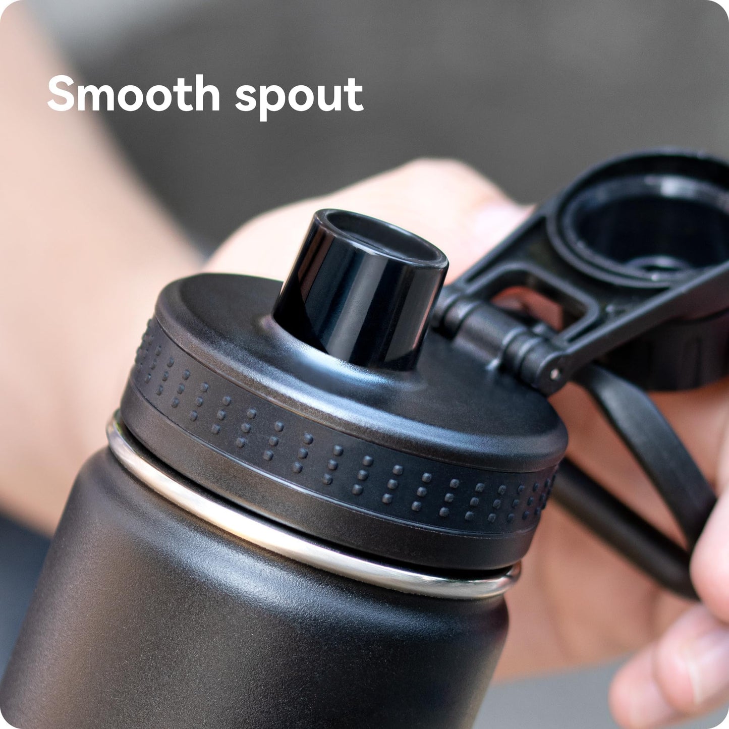 Prurex Spout Lid for Hydro Flask Wide Mouth Bottles | Replacement Lid Fits 12-64oz Models with 2.28" Opening | BPA-Free Sports Accessory (Pink, 1 Pack)