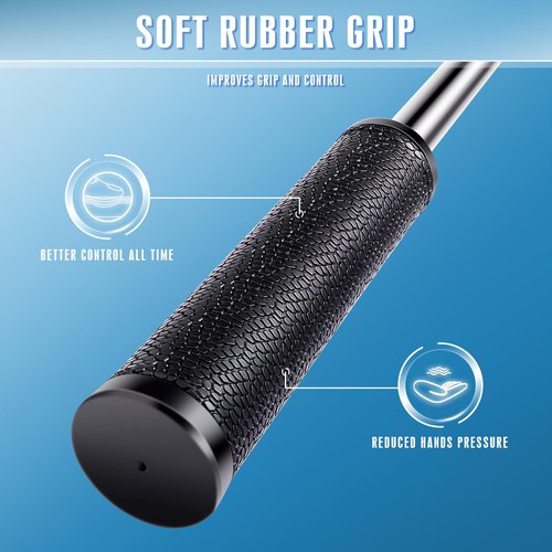 CHAMPKEY Upgraded Auto-Locking Golf Ball Retriever Performance Version - Thicken Telescopic Shaft Golf Ball Picker - High Durability and Stability Golf Retriever (9FT)