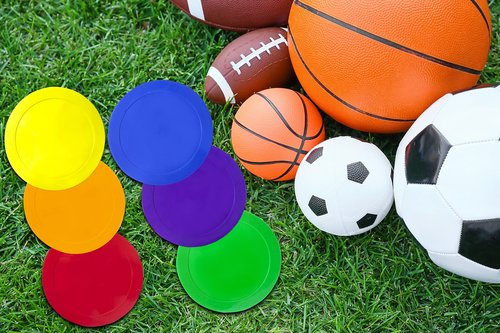 Ace Creations 9 Inch Poly Vinyl Spot Markers ??Training Drills with School Gyms, Sports Teams, Track and Field, Basketball, Football, Soccer, Baseball, Gymnastics, Preschool, Kindergarten ??Set of 12
