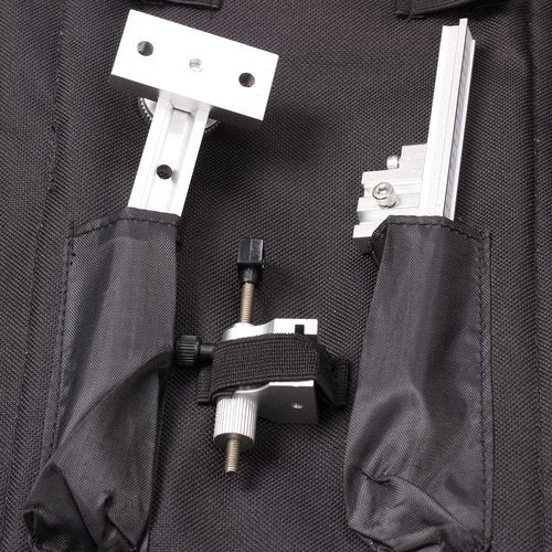 FENJANER Archery Recurve Bow Accessories Bag Takedown Bow Case with Adjustable Shoulder Strap for Hunting Shooting (Black)