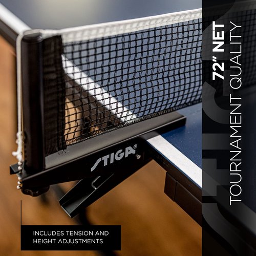STIGA Advantage Series Ping Pong Tables - 13, 15, 19, and 25mm Tabletops - Quickplay 10 Minute Assembly - Playback Mode - Recreational to Tournament Level