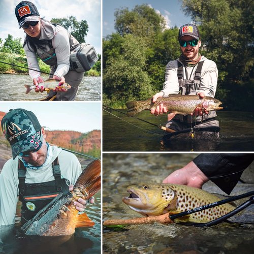 M MAXIMUMCATCH Maxcatch Extreme Fly Fishing Combo Kit 3/5/6/8 Weight, Starter Fly Rod and Reel Outfit, with a Protective Travel Case (5wt 9‘0“ 4pc Rod,5/6 Reel)