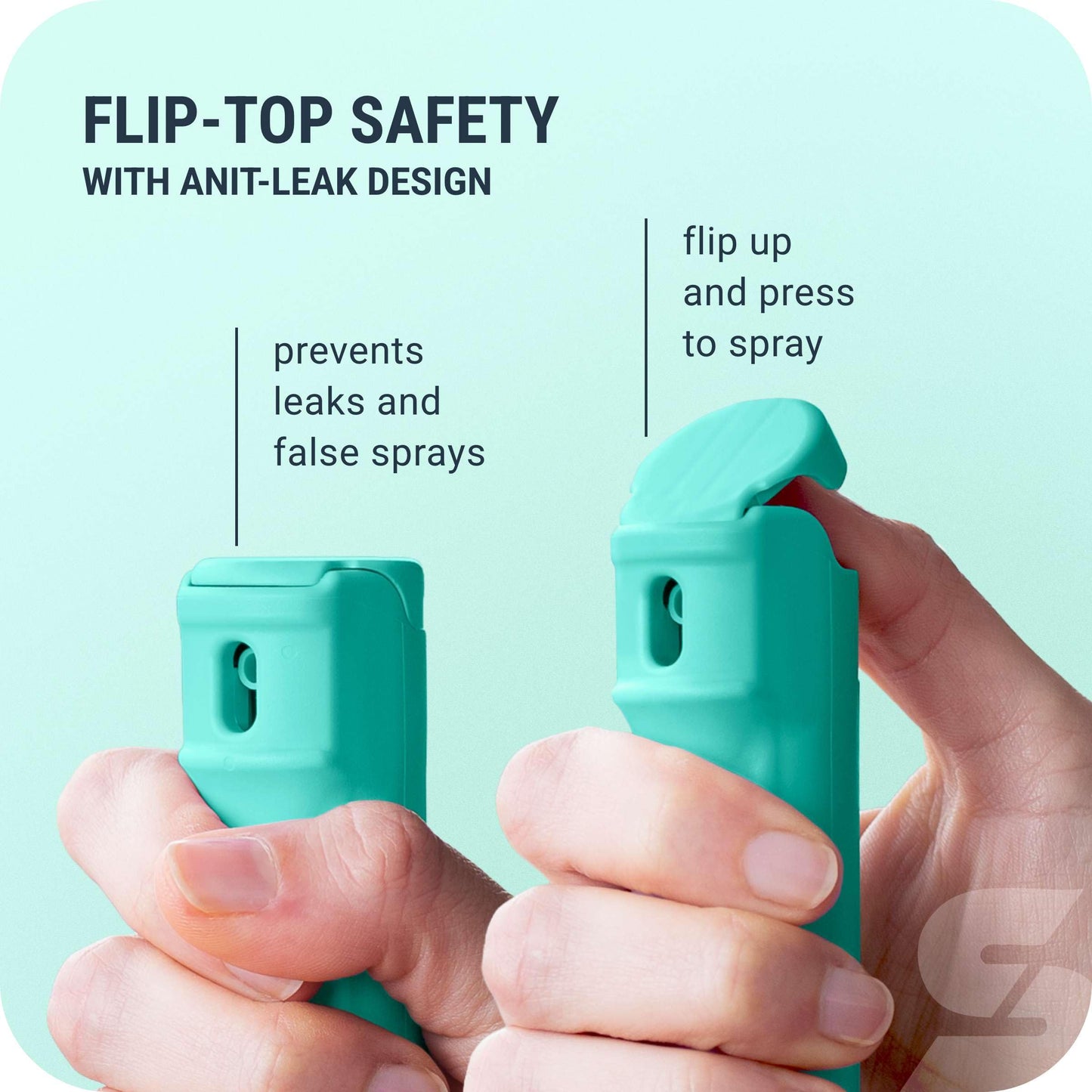SABRE Pepper Gel Spray with Fast Flip Top Safety & Snap‑Clip Keychain for Self Defense - Max Strength with UV Dye, Finger Grip, Reduces Wind Blowback,10-Sec Spray,14ft Range, Made in USA, 0.54 fl oz