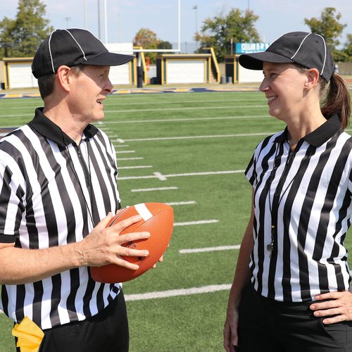 Murray Sporting Goods Referee Accessory Bundle Kit - Referee Halloween Costume Accessories Bundle Hat, Flag & Whistle