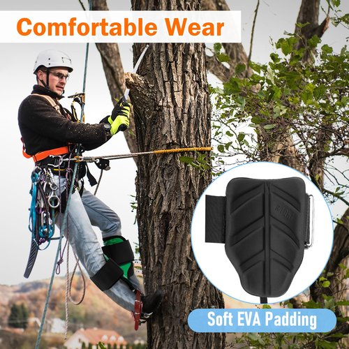 bimti Arborist Climbing Spikes,Height Adjustable Tree Climbing Gear for Tree Work with Removable Padding and Safe Belt for Fruit Picking, Hunting