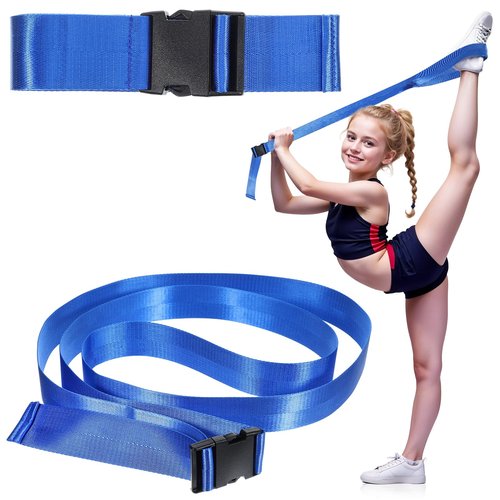 Physical Therapy Strap, Extremity Mobilization Belt, Manual Traction Strap, Adjustable Stretch Strap for Stretching Yoga Leg Shoulder Exercise (Black)