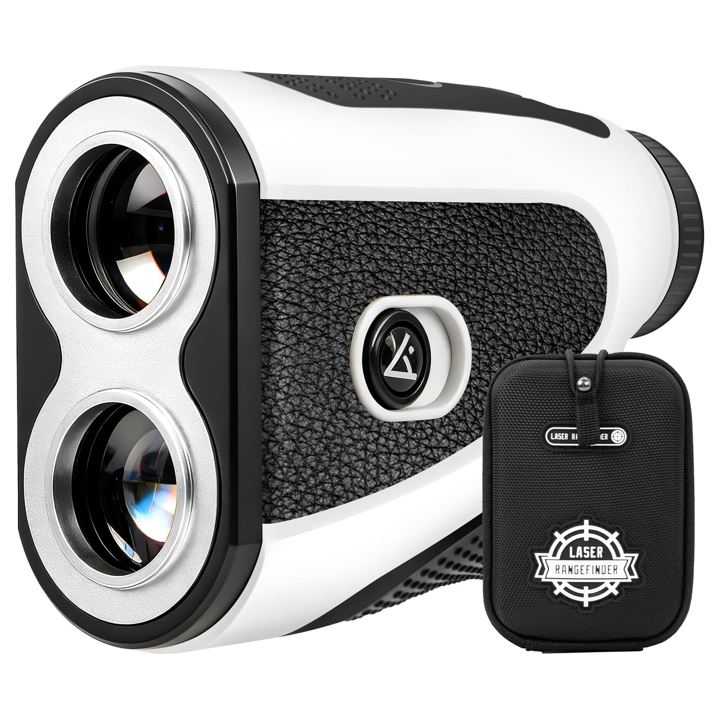 Golf Laser Rangefinder with Slope, 7X Magnification, 1200 Yard Distance Measuring Range Finder with High-Precision Flag Pole Locking Vibration Function Slope Mode Continuous Scan,External Slope Switch