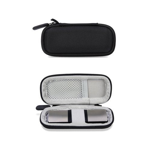 Ginsco Case for KardiaMobile 1-Lead Personal EKG Monitor Works with Most Smartphones, Hard Shell 1680D Oxford Carrying Case for AliveCor KardiaMobile 6L,Heart Monitor Travel Pouch with Carrying Strap