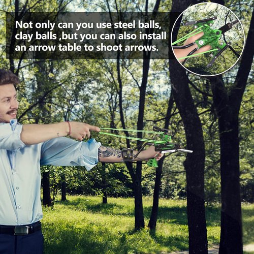 MVAIXZG Sling Shot for Adult，Wrist Rocket Hunting Slingshot?‚Professional slingshots for Adults?‚Shooting Practice and Fans of Wrist Slingshot，Ammo for Target Practice & Outdoor Adventures