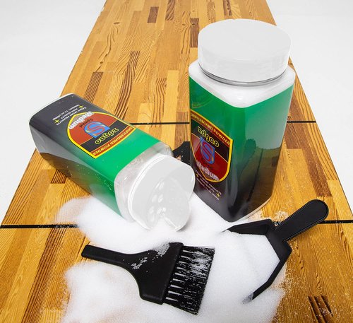 YDDS Shuffleboard Sand - Shuffleboard Wax with Mini Dustpan and Mini Brush, 2 Cans(2×14 oz)