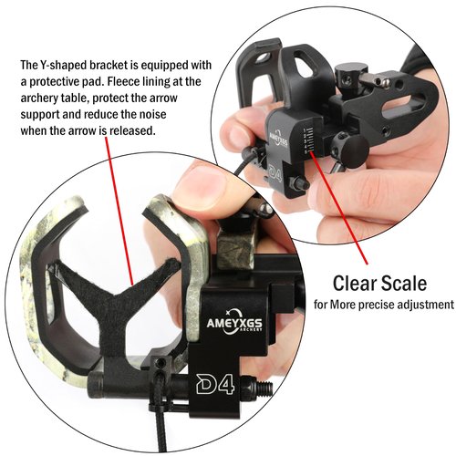 ZSHJGJR Archery Drop Fall Away Arrow Rest Micro Adjustable Right Hand for Compound Bow Hunting Shooting Accessories (Camo)