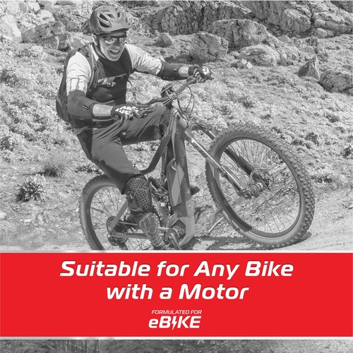 Formula 100 eBike Chain Lube – Lubricant for Electric Bikes – Durable Corrosion & Wear Protection, Friction Reduction, Race Day Blend – 50ml (1.69 oz)