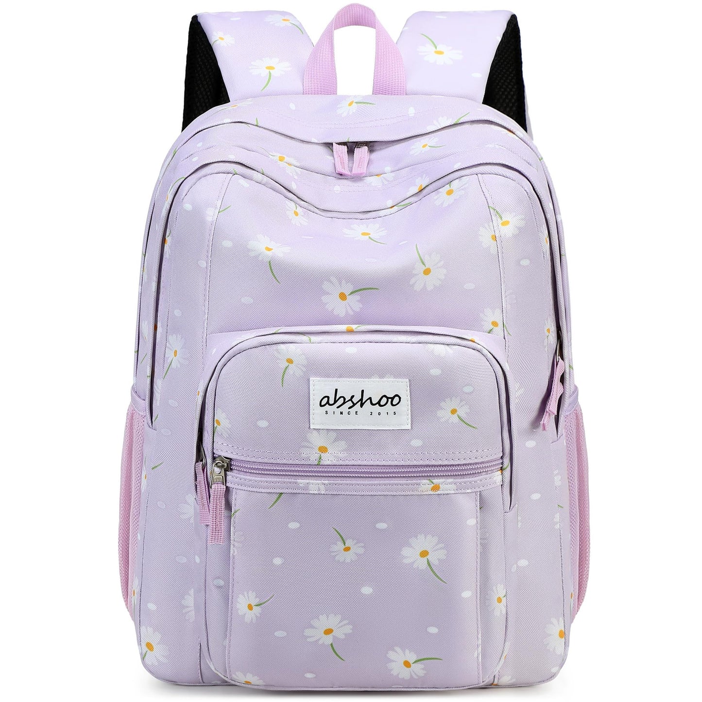 abshoo Classical Basic Daisy Womens School Backpack For College Teen Girls Water Resistant Bookbag (Daisy Purple)