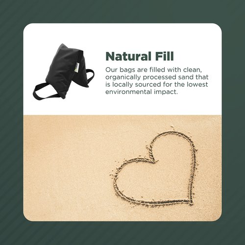 Yoga Sand Bags - 10 LB - Pilates Weights - Workout Equipment - Sand Bags for Weight Training - Fitness - Home Gym - Photography Accessories - Sandbags - Tent weights - Leg Weights - CHARCOAL