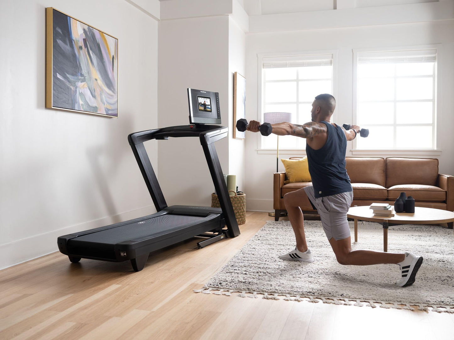 NordicTrack Commercial Series 1250; iFIT-Enabled Treadmill for Running and Walking with 10” Pivoting Touchscreen