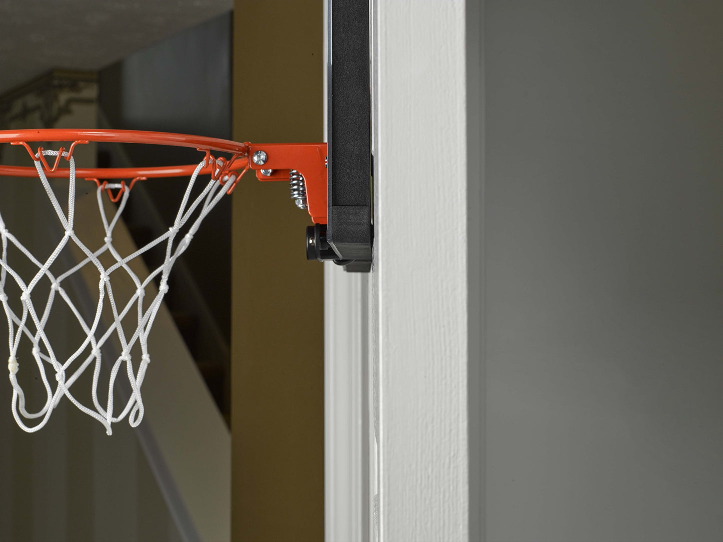 Silverback 23" LED Light-Up Over the Door Mini Basketball Hoop Includes Mini Basketball and Air Pump , Black