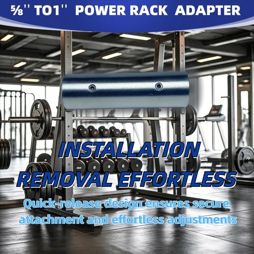 WZKO 5/8" to 1" Power Rack Cages Rigs Attachment Pin Adapter Sleeve for 2"x2" 3"x3" 2 Pack