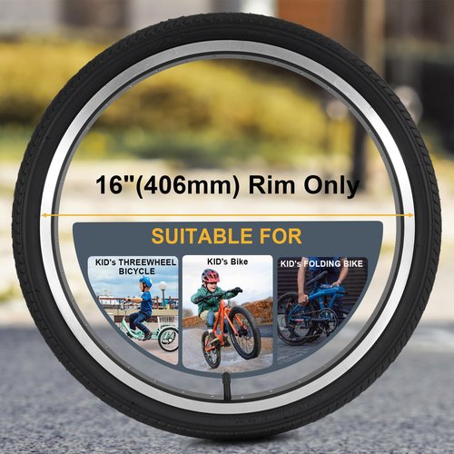 RUHUO 2Sets 20x1.75 Street Tires and Tubes, Puncture Resistant Folding Bike Tire Sets 47-406 Compatible with Road Bike Street Bicycle E-Bike Wheelchair Directional Tread Low Resistance