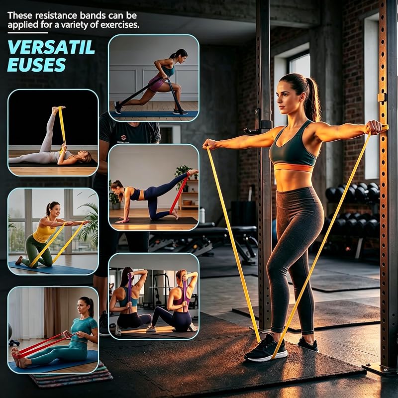 Resistance Bands for Working Out - 4-Level Pull Up Assistance Bands (4PCS)