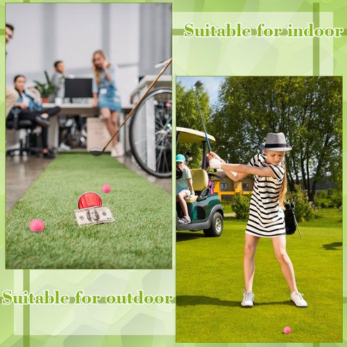ywmigl 30 Pcs Foam Golf Practice Balls Soft Foam Balls for Golf Practice Realistic Feel and Flight Sport Training for Backyard Training Fun Indoor or Outdoor (Rose red)